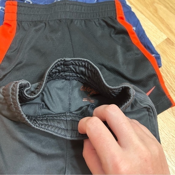 2T Jordan Nike Carter’s Shorts Bundle Sports Football Baseball Lot 24 mos Tan - Picture 4 of 9